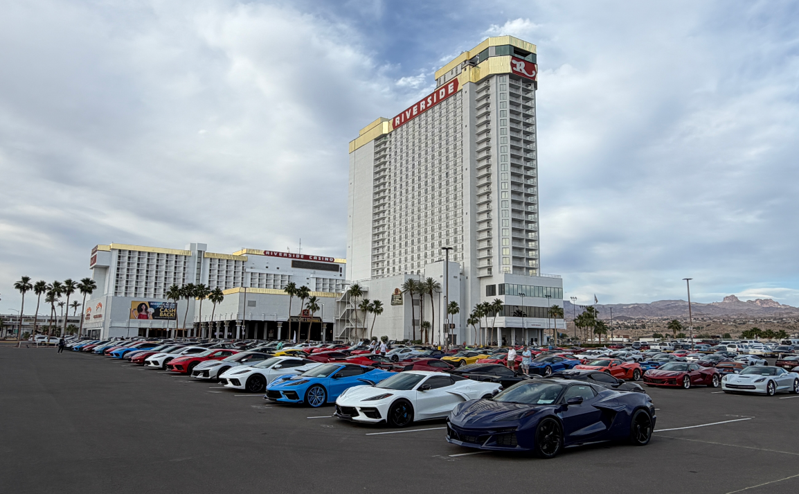 Corvettes of Bakersfield in a parking lot